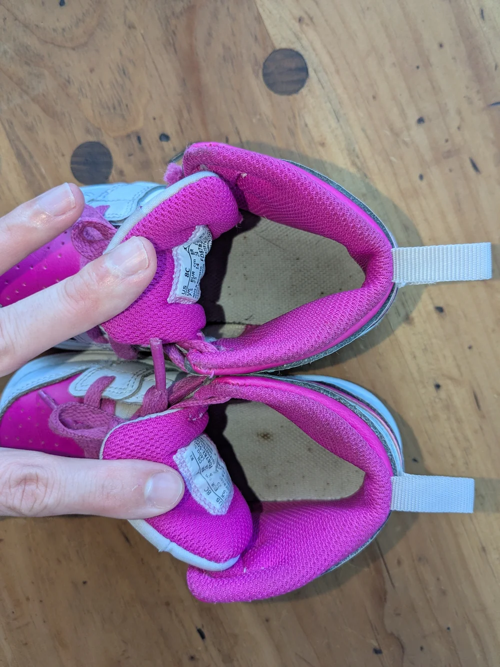Nike Air Jordan 1 Mid Toddler Shoes - Fierce Pink / Iris Whisper (Size 8C)